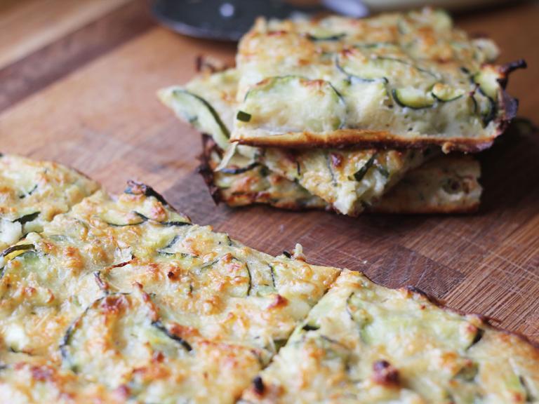 Recette Scarpaccia de courgettes au son d'avoine