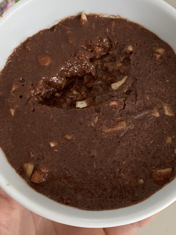 Recette Crème chocolat 85% au lait d’amande, psyllium blond et amandes concassées